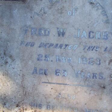 JACOBY Fred W. -1923