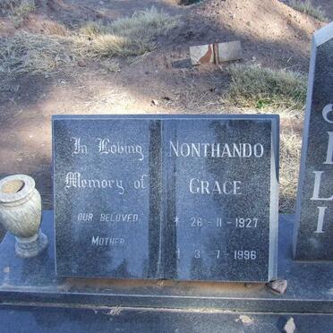 JILI Nonthando Grace 1927-1996