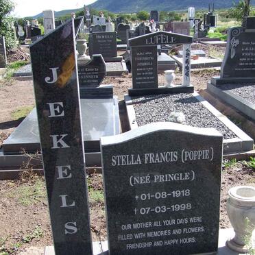 JEKELS Stella Francis nee Pringle 1918-1998