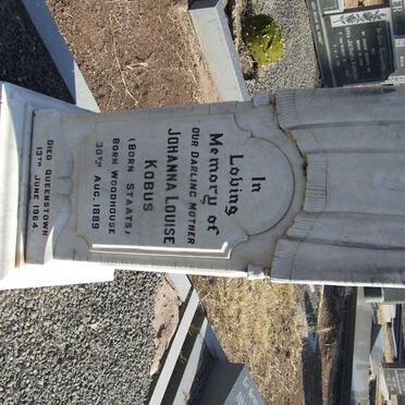 KOBUS Johanna Louise nee STAATS 1889-1964 