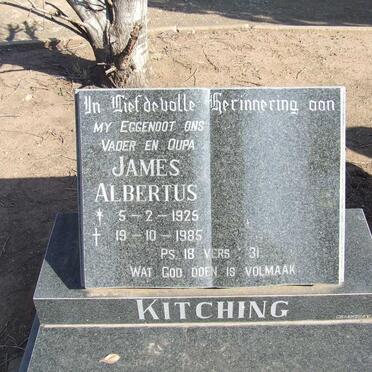 KITCHING James Albertus 1925-1985