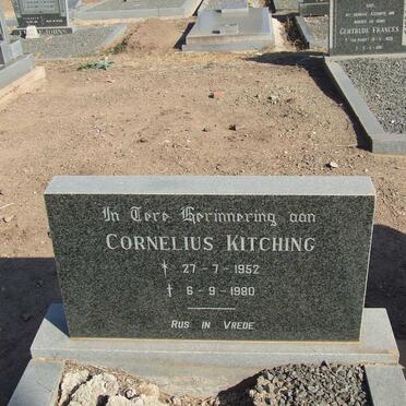 KITCHING Cornelius 1952-1980