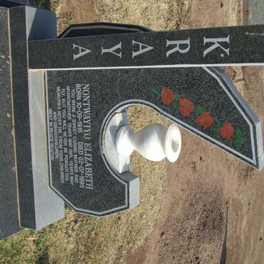 KRAYA Nontwayiyo Elizabeth 1916-1995