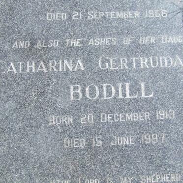 KRUGER Anna Magrieta 1881-1956 :: BODILL Catharina Gertruida 1913-1997