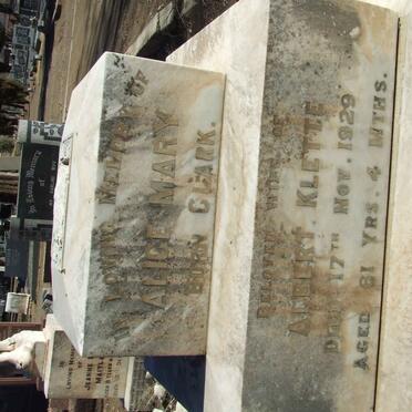 KLETTE Alice Mary nee CLARK -1929