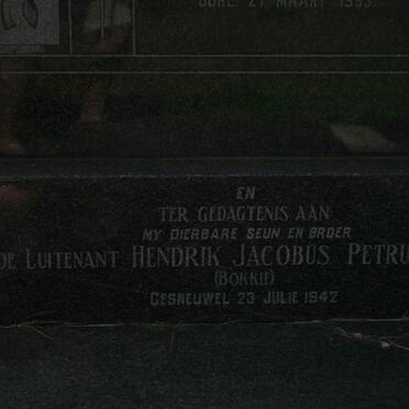 LEMMER Hendrik Jacobus Petrus -1942