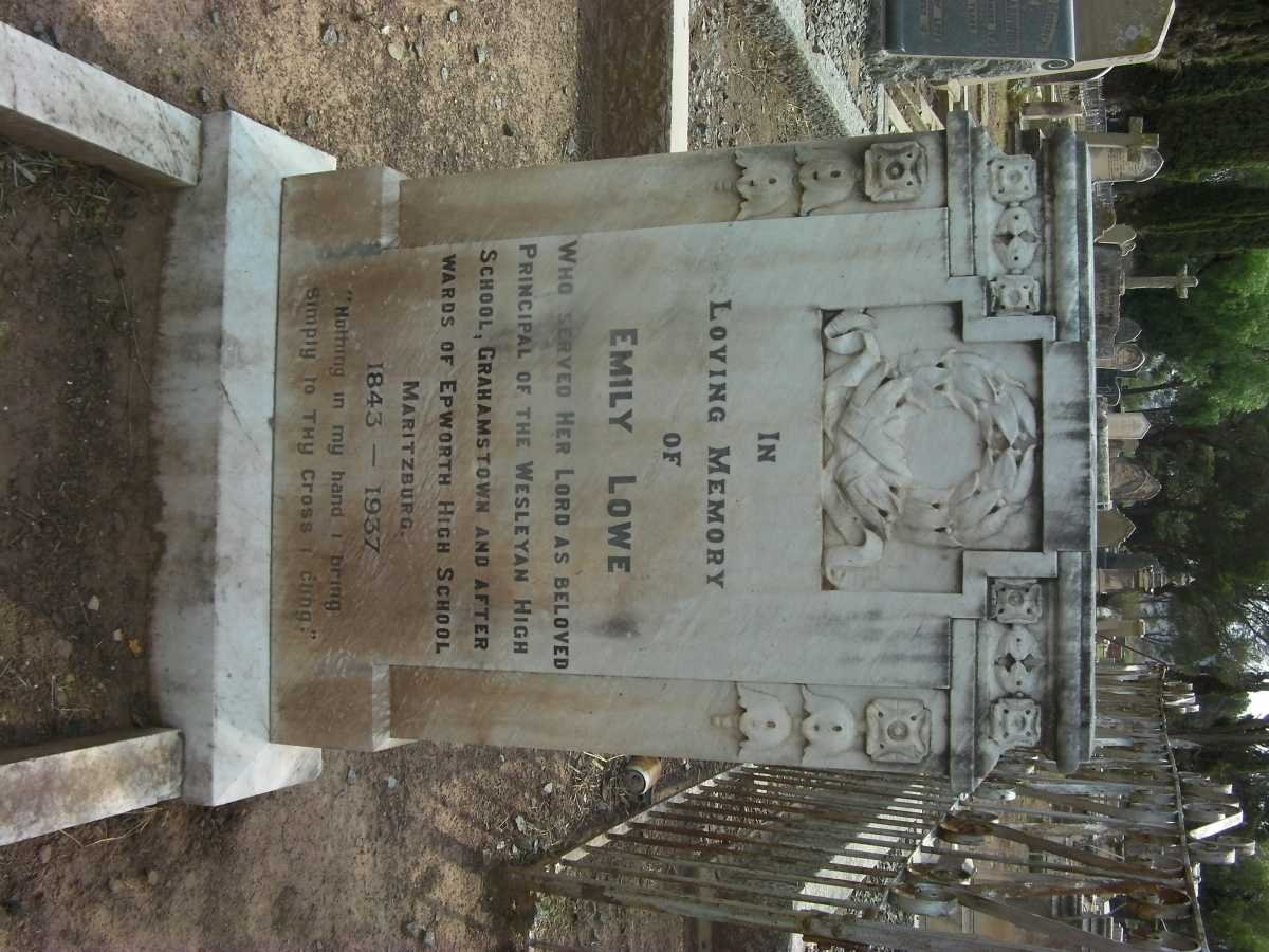 LOWE Emily 1843-1937
