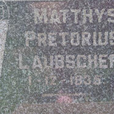 LAUBSCHER Matthys Pretorius -1935
