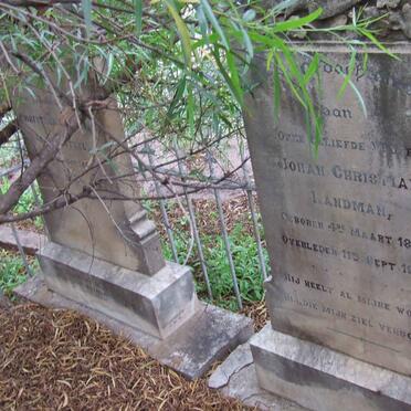 LANDMAN Johan Christiaan 1859-1922 &amp; Christiana WENTZEL 1865-1915