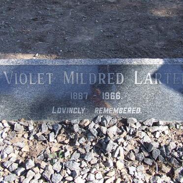LARTER Violet Mildred 1887-1966