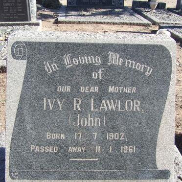 LAWLOR Ivy R. 1902-1961