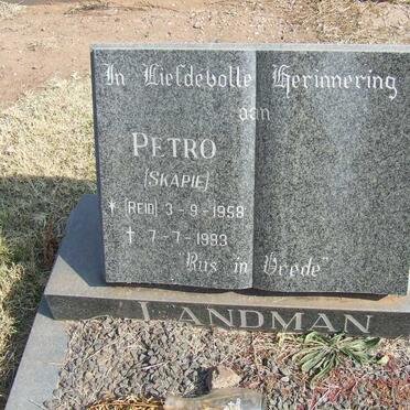 LANDMAN Petro nee REID 1958-1993