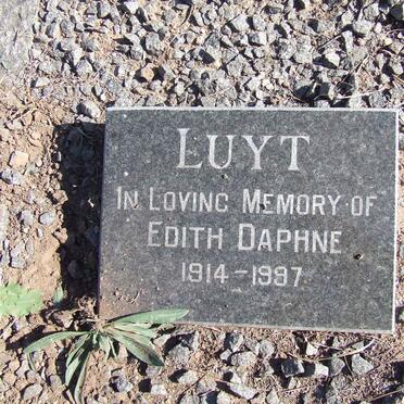 LUYT Edith Daphne 1914-1997