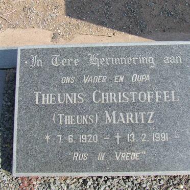 MARITZ Theunis Christoffel 1920-1991