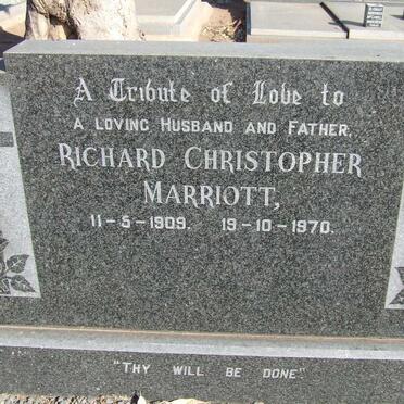 MARRIOTT Richard Christopher 1909-1970