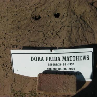 MATTHEWS Dora Frida 1957-2004