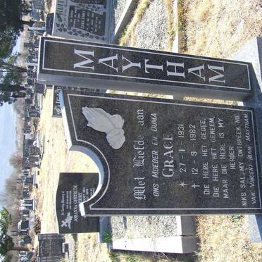 MAYTHAM Grace 1931-1982