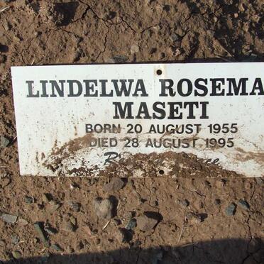 MASETI Lindelwa Rosemary 1955-1995