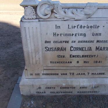 MARX Susarah Cornelia nee ENGELBRECHT -1941