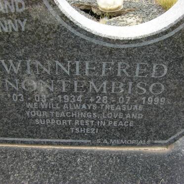 MATSHOBA Winniefred Nontembiso 1934-1999