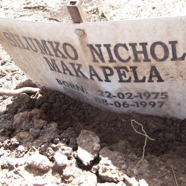 MAKAPELA Silumko Nicholas 1975-1997