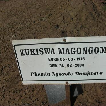 MAGONGOMA Zukiswa 1976-2004