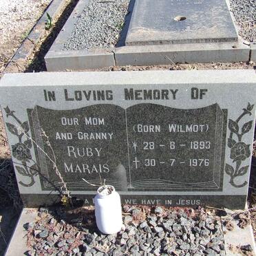 MARAIS Ruby nee WILMOT 1893-1976