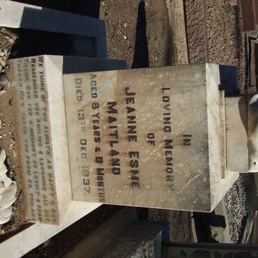 MAITLAND Jeanne Esme -1937