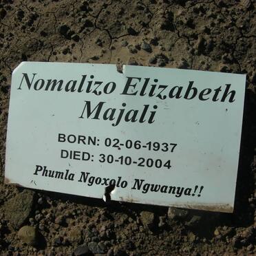 MAJALI Nomalizo Elizabeth 1937-2004