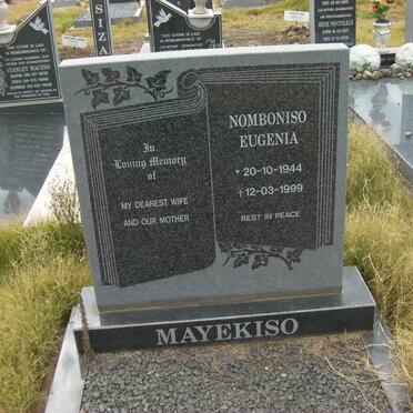 MAYEKISO Nomboniso Eugenia 1944-1999