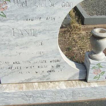 MARAIS Fanie 1928-1988