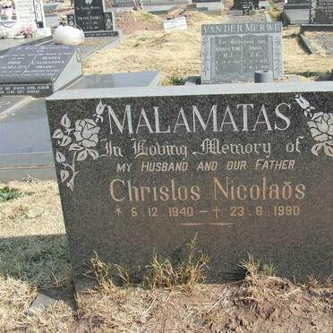 MALMATAS Christos Nicolaos 1940-1990