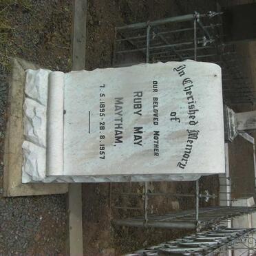 MAYTHAM Ruby May 1895-1957