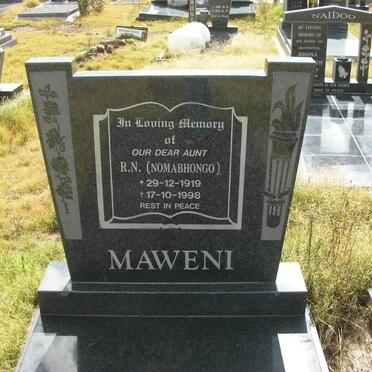 MAWENI R.N. 1919-1998