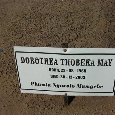 MAY Dorothea Thobeka 1965-2003