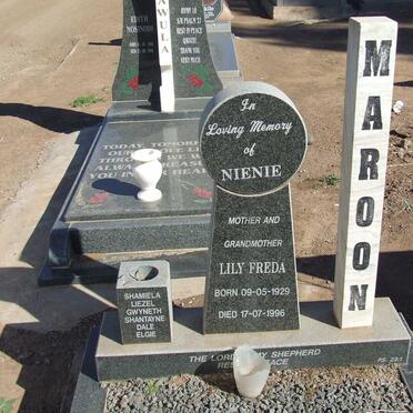 MAROON Lily Freda  1929-1996