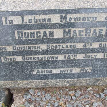 MACRAE Duncan 1871-1943