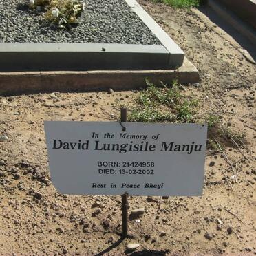 MANJU David Lungisile 1958-2002