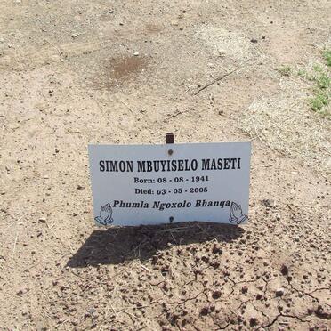 MASETI Simon Mbuyiselo 1941-2005