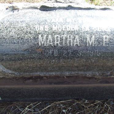 MARCUS Martha M.P. 1915-1976