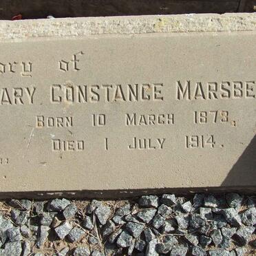 MARSBERG Mary Constance 1873-1914