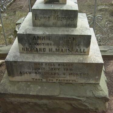 MARSHALL Annie Susan -1916