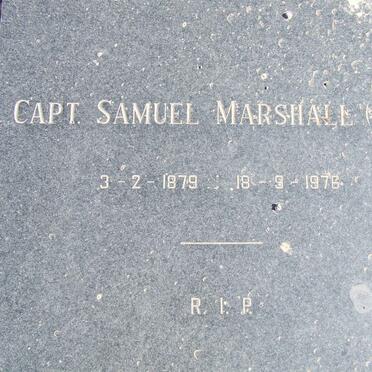 MARSHALL Samuel 1879-1976