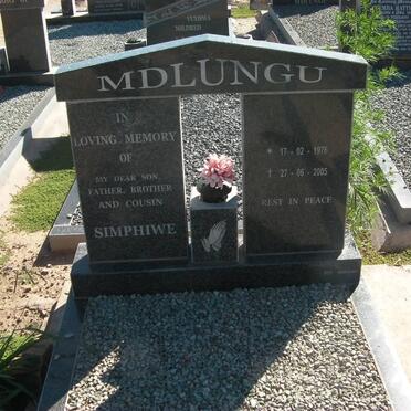 MDLUNGU Simphiwe 1976-2005