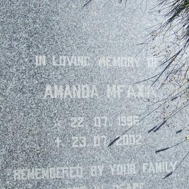 MFAXA Amanda 1996-2002