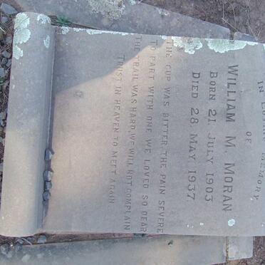 MORAN William M. 1903-1937