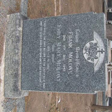 MOLONY Frank -1949 &amp; Emily Mary WOOD 1896-1989