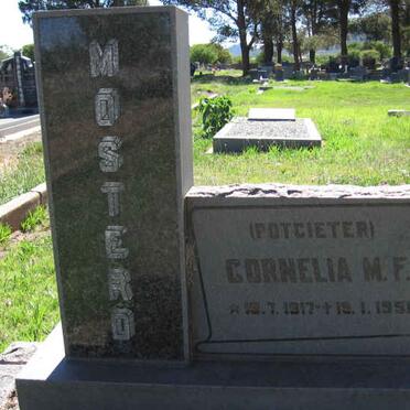 MOSTERD Cornelia M.F. nee POTGIETER 1917-1951