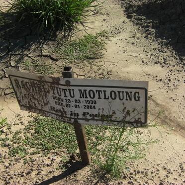 MOTLOUNG Rachel Tutu 1930-2004