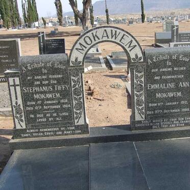 MOKAWEM Stephanus Tiffy 1908-1964 &amp; Emmaline Ann 1912-1999
